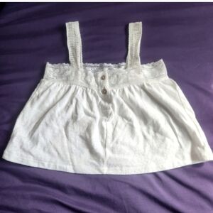White Lace Baby Top And Shorts
